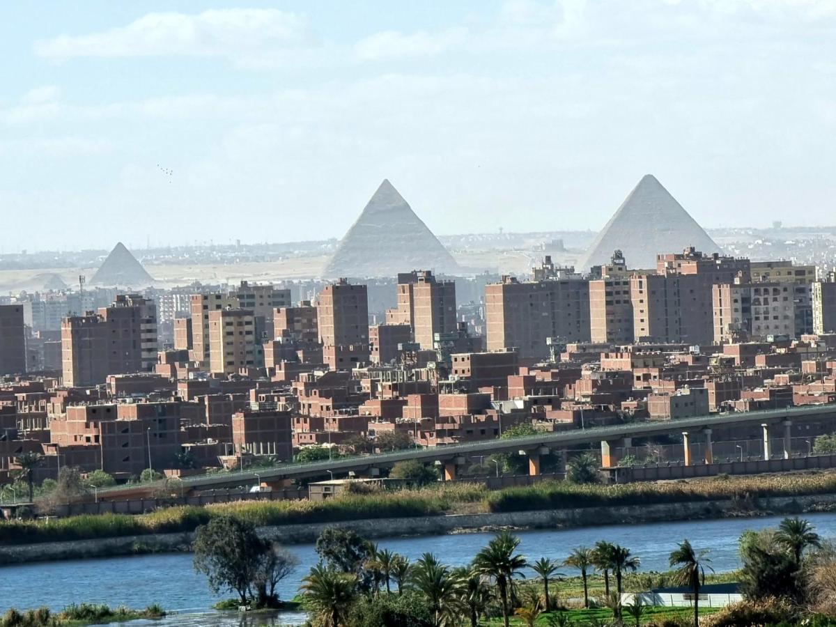 Amazing Nile View And Pyramids Apartment ไคโร ภายนอก รูปภาพ